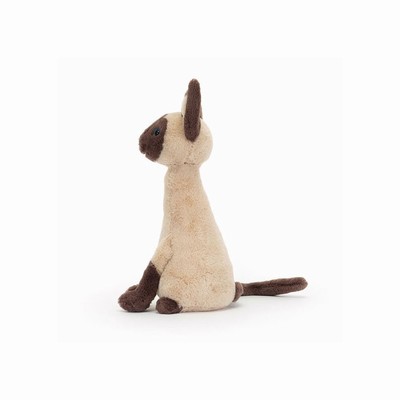 Jellycat Iris Siamese Cat USA | 46821BLYR